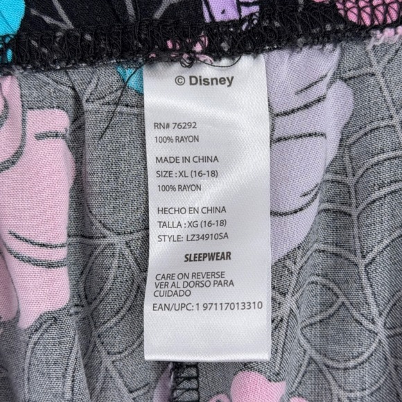 Disney Nightmare Before Christmas Jack Skellington Floral Shorts Sleepwear‎ XL - Picture 3 of 7